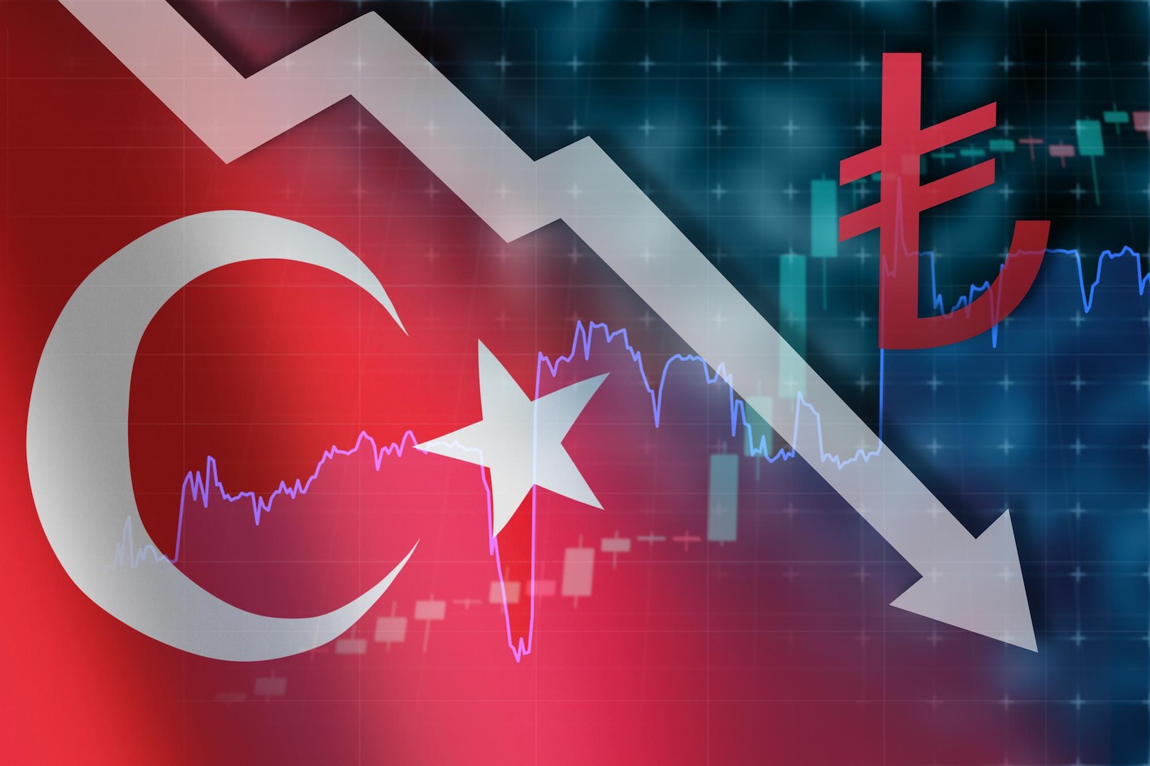 تراجع قياسي لليرة التركية مع بداية التعاملات للعام الجديد